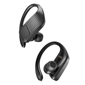 JELLICO TWS1 Bluetooth Headset s 800MAH Plnenie Box Binaural Visí Ucho, Športové Anti-Pot Bezdrôtové Bluetooth Stereo Headset