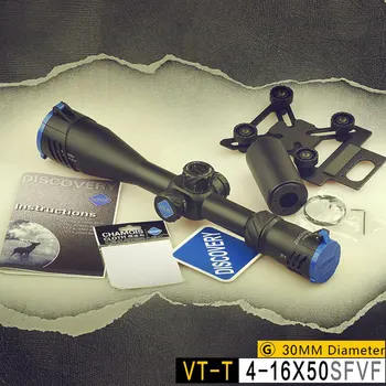 Objav VT-T 4-16X50SFVF FFP Lov Riflescope Prvý Ohniskovej Rovine Leptané Sklo Reticle Optické Mieridlá S Zvláštne Telefón Mount