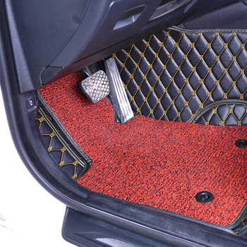 Vernosť Prispôsobené Auto Podlahové Rohože pre Kia Sorento Sportage Optima K5 Forte K3 Ideálny Koberec Nohy Prípade Styling rohože