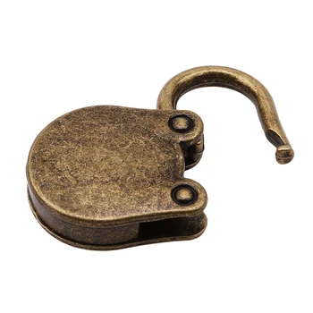 Zámky Kovové Staré Vintage Štýl, Mini Zámok Malých Batožiny Poľa Key Lock Bronzovej Farbe Domáce Využitie Hardvéru Dekorácie