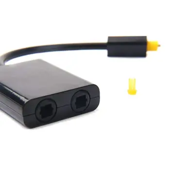 1 2 výstup Digitálny Vlákniny o Optický Splitter Kábel ,optický adaptér,Fiber converter, o Kábel Adaptéra(0,2 M)