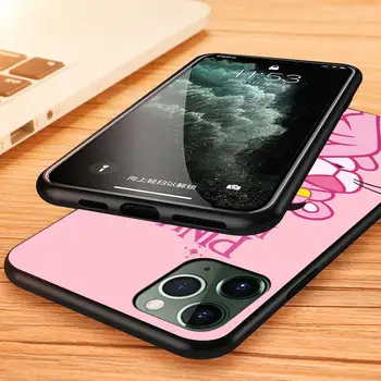 Pink Panther Pre Apple iPhone 12 Pro Max Mini 11 Pro XS Max X XR 6S 6 7 8 Plus 5S SE2020 Black Telefón Prípade