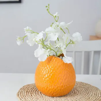 Keramická Váza Vysoká Váza pre Svadobné Hydroponické Sušené Kvety Skutočné Kvety Usporiadanie Európskej Kontajner Ploche Výzdoba Domov
