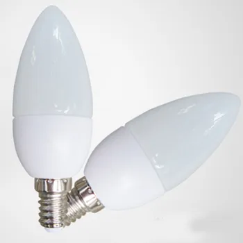 Doprava zadarmo LED Sviečka Žiarovka E14 6W LED Sviečky Lampy nízkouhlíkové život SMD2835 AC220-240V Teplá biela/Biela Úspory Energie 10pcs/veľa