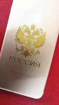 Erb Ruska Nikel-Metal Auto Nálepky, Nálepky ruskej Federácie Eagle Znak na Auto, Styling