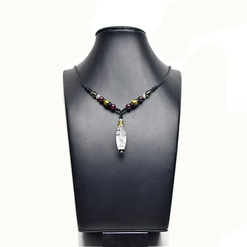 2019 white crystal DZI prívesok dámy Tkanie náhrdelník Tibete dZi vzor peniaze háčik Ruyi diamond kladivo multi-vzor voliteľné