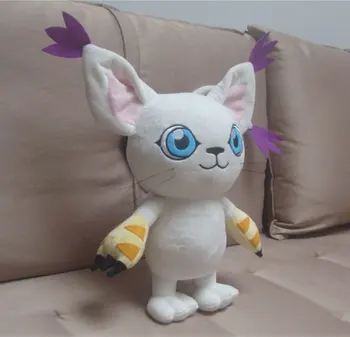 Top kvalita Japonskom Anime Digimon Dobrodružstvo Kawaii Tailmon Plyšové Hračka Bábika darček 45 cm