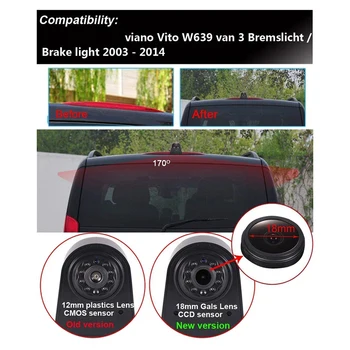 Auto Vysokej Brzdového Svetla Cúvaní Kamera parkovacia Kamera pre Mercedes-Benz Vito Viano W639 2003-