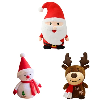 Vianočné Oblečenie pre Bábiky Domáce Dekorácie, Hračky Santa Claus Elk Bábika ozdoby na Vianočný stromček, Vianočné výrobky, hračky pre chlapcov