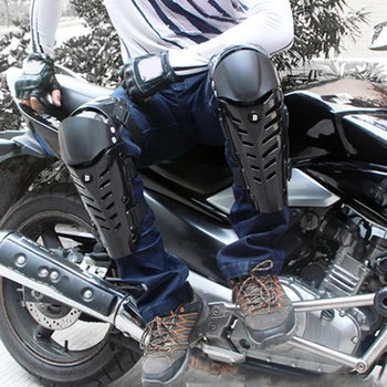 Motocykel Odolné proti rozbitiu Ochranný Výstroj Dvoch-Dielny Off-Road Vozidla Dlhé Chrobák Kolien PE Ochranný plášť EVA Pena