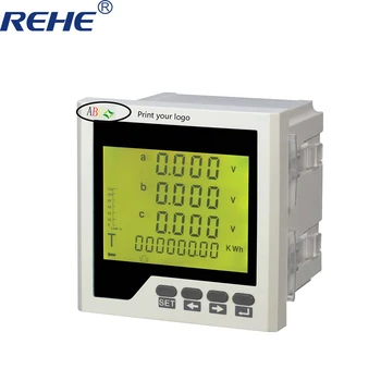 RH-3D3Y 4 digitálny trojfázový LCD displej smart meter energie meter multimeter s RS485 komunikácia a Modbus
