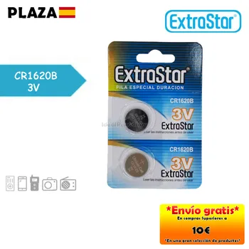 ExtraStar®Pack 2 lítiové batérie, CR1620B, s 3V napätia