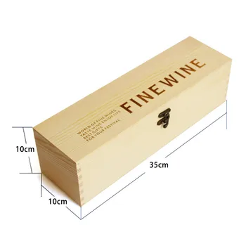Výrobcovia Zákazku Veľkoobchod Víno Box vysokokvalitné Borovicové Drevo, Červené Víno Dopravcu Darčekové Balenie Box s Kožená Tote
