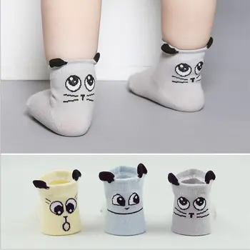 Baby Ponožky Jeseň Zimné Dojčenskej Bavlnené Ponožky Teplé Batoľa Chlapec Dievčatá Poschodí Ponožky Módne Novorodenca Ponožky Roztomilý Kreslený