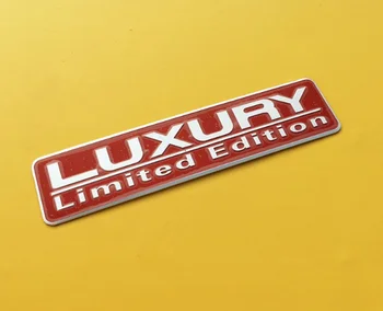 Červená Luxusná Limitovaná Edícia VIP JP JDM Kufri Vzadu Znak, Odznak Odtlačkový Nálepky