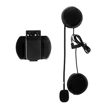 Vnetphone 3,5 mm Mikrofón Reproduktor Headset V4/V6 palubného telefónu Univerzálny Headset Prilba Intercom Klip Čierny Šport Káblové ONLENY 300