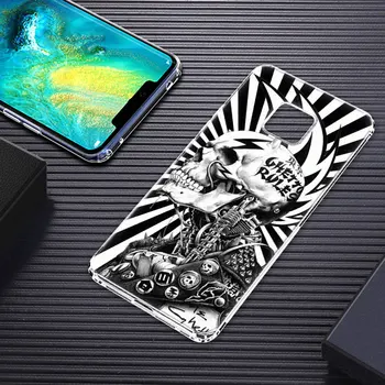 Horúce Punk rock lebky Silikónové Telefón puzdro na Huawei Mate 30 20 10 Lite Pro Y9 Y6 Y7 Prime Y5 2019 2018 Pro 2017 Módne Kryt