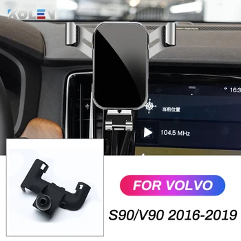 Auto, Mobilný Telefón Držiak Pre Volvo S90 V90 2016 2017 2018 2019 Gravitácie GPS Stojan Špeciálne Mount Support Auto Navigácie Držiak