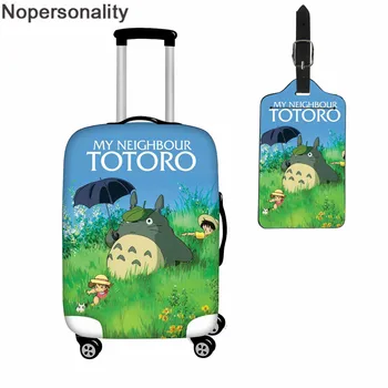 Nopersonality Sused Totoro Batožiny Pokrytie Cestovných Príslušenstvo Elastické Kufor Kryty pre 18 -32 Vozíka Prípade Ochranný Kryt