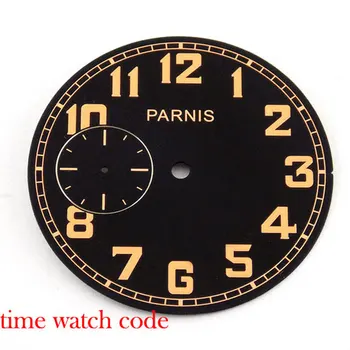 Parnis 38.9 mm pánske hodinky ciferník súčasti vhodné na 6497 mechanické ručné navíjanie pohyb orange značky