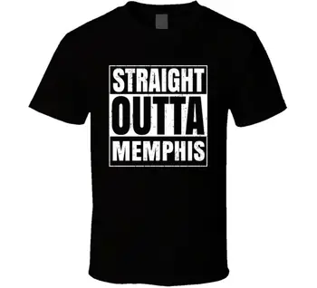 Straight Outta Memphis Tennessee Meste Compton Paródia Tričko Grunge