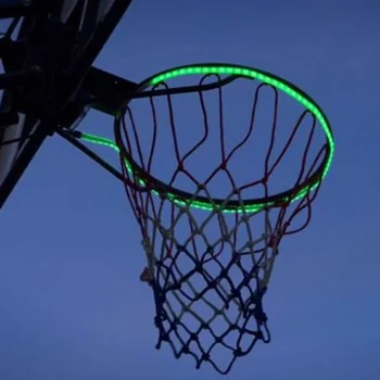 Rozsvieti sa LED Basketbalová Obruč Svetla Slnečnej Energie Farby Indukčné Lampy SAL99
