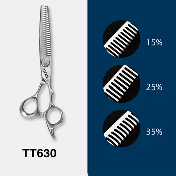 Titan 6inch rez dobre obväzu vlasov profesionálne kaderníctvo vlasy nožnice na vlasy