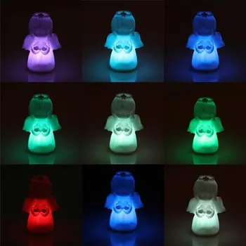 CNIM Hot DIEŤA LED Nočné Svetlo Deti Lampa Anjel s farebnou zmenou režimu spánku pomoci