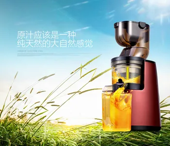 Odšťavovačov Veľkého kalibru surové šťavy stroj odšťavovač 110V Taiwan špeciálne mlieka, sóje pomalá rýchlosť.NOVÉ