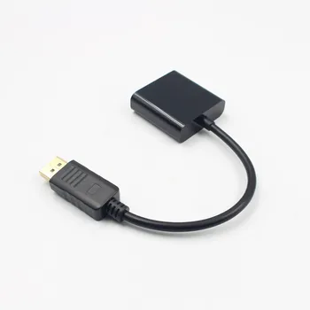 Displayport DP-HDMI Čierny Adaptér Kábel DP Displayport Samec Na HDMI Žena Converter Adaptér Kábel Pre PC, Notebook 205mm GT