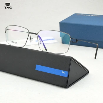 2020 Titanium Ultralight Okuliare, Rám Muži Ženy Krátkozrakosť, Optické Predpis Námestie Okuliare Rám Vintage počítač predstavenie