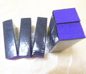 10pcs Klinec do Medzipamäte Blok 3 bočné prebrúsenie nechtov blok fialová Nail Art Súbory Manikúra nástroj