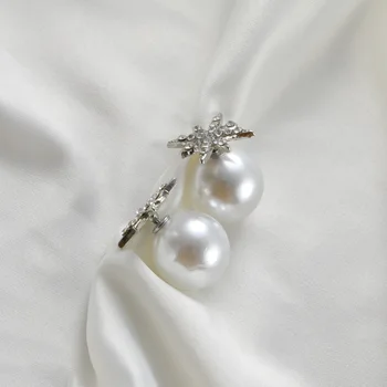 Perly autor luxusné osobnosti hviezdy stud náušnice kórejský módne minimalistický earings šperky pre ženy