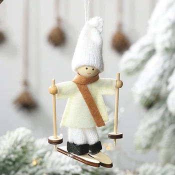 Vianočný Anjel Bábiky Vianočný Strom Ornament Noel Deco Vianočné Dekorácie pre Domov Navidad Dieťa Darček Nový Rok