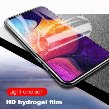 Úplné Pokrytie Mäkké Hydrogel Fólia Pre Samsung Galaxy A70 A60 A40 A50 A30 A20 A10 2019 Na S10 S8 S9 Plus Telefón Screen Protector Film