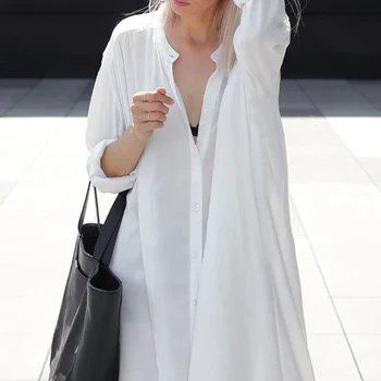 Plus Veľkosť Biela Boho Šaty Vestidos de Playa 2021 Voľné Oblečenie pre voľný čas pre Ženy, župan longue Letné Dlhé Sexy Slnko Šaty