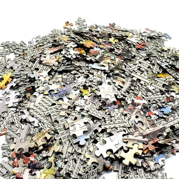 Jigsaw Puzzle 1000 Ks Papierové Krabice Montáž Obrazu Krajiny Hádanky Hračky pre Dospelých Detské detské Hry, Vzdelávacie Hračky