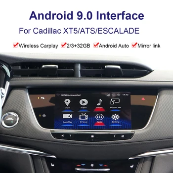 Android Video interface Box for2019 2020Cadillac XT5/XTS/ESCALADE Multimediálne Rozhranie s Wireless/USB dongle CarPlay