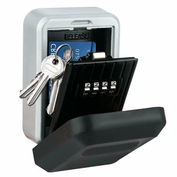 Key Lock Box s Vodotesné puzdro Wall Mount Kovové Heslo Rámček pre Domáce Podnikanie realitných kancelárií LHB99