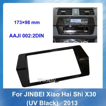 Autorádio Fascia pre JINBEI Xiao Hai Shi X30 UV 2013 Black DVD rám Dash Mount Kit Adapter Výbava Tváre Panel Rám Panel