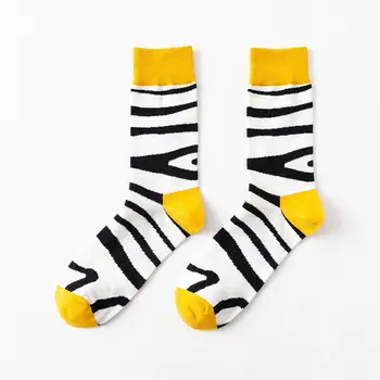 Kreatívne Vysoko Kvalitné Módne Harajuku Kawaii Šťastný Ženy Ponožky Abecedy maľovanie Jahoda Zviera Tlače Zábavné Ponožky Roztomilé Ponožky