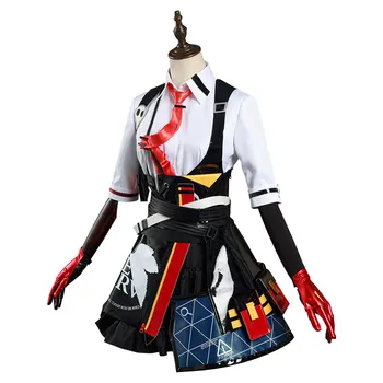 Honkai Vplyv 3. X EVA Asuka Langley Soryu Cosplay Kostým Tričko Sukne Oblečenie Halloween Karneval Oblek