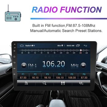 10 Palcový 2 Din Android 10.0 Auto MP5 Prehrávač, Stereo Rádio 2+16GB, Wifi, Bluetooth, GPS Navigácia pre Honda Fit Jazz-2018