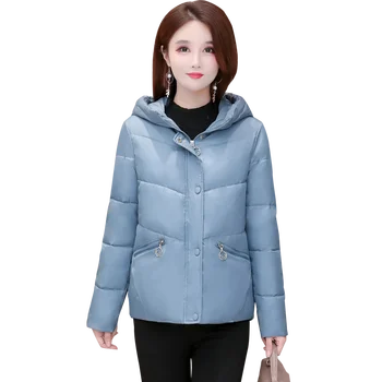 Stredného veku matky dole bavlna čalúnená bunda dámske 2020 zimný kabát krátky bavlna vatovaný kabát veľkosť ukazuje, tenké, zahraničné