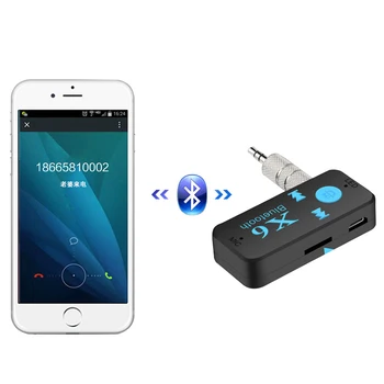 Larryjoe Bluetooth 3 v 1 4.0 Wireless USB Bluetooth Prijímač 3.5 mm Audio Jack TF Card Reader MIC Volať Podporu Pre Auto Reproduktor