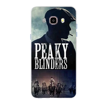 Peaky Klapky seriálu Kryt Mäkké Silikónové TPU Telefón puzdro Pre Samsung Galaxy S6 S6edge S6Plus A7 S7edge S8 S9 Plus A5 J7 2016
