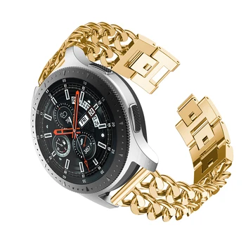 Hliníkové Zliatiny Watchband pre Samsung výstroj s3 zápästie Smart Hodinky Kapela Odkaz Popruh bižutériové pre Samsung Galaxy 46 mm Watchband