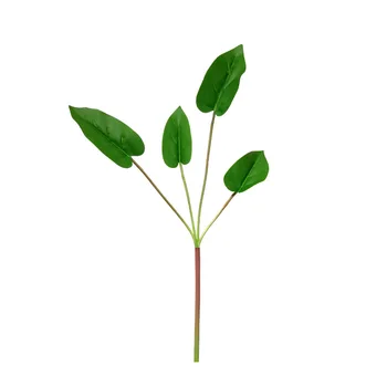 1pc Plastové Taro leaf 66 cm Jarná Tráva Zelená Umelé Rastliny pre Simuláciu zelené listy Domov Hotel Dekor Dekoratívne