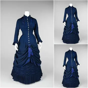 Nové!Zákazníkom vyrobené Viktoriánskej Scarlett 1860S Občianskej Vojny šaty Cosplay Halloween US4-36 C-1030