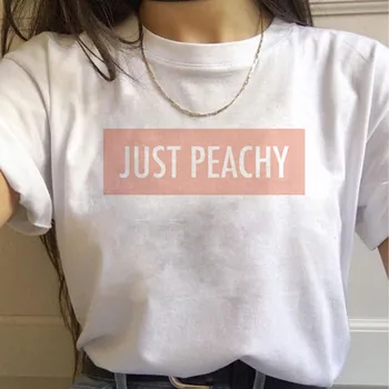 Peach Harajuku Malé Čerstvé T Košele Ženy Ullzang kórejský Štýl T-shirts 90. rokov Peachy Grafické Tshirts Módne Zábavné Top Tees Žena